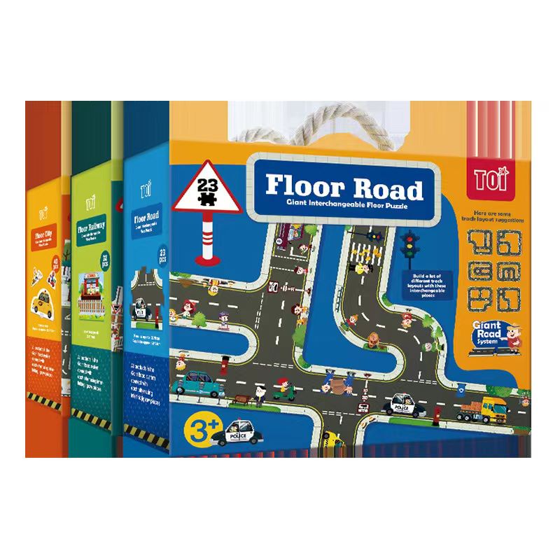 Riesiges Auto-Rundkurs-Puzzle