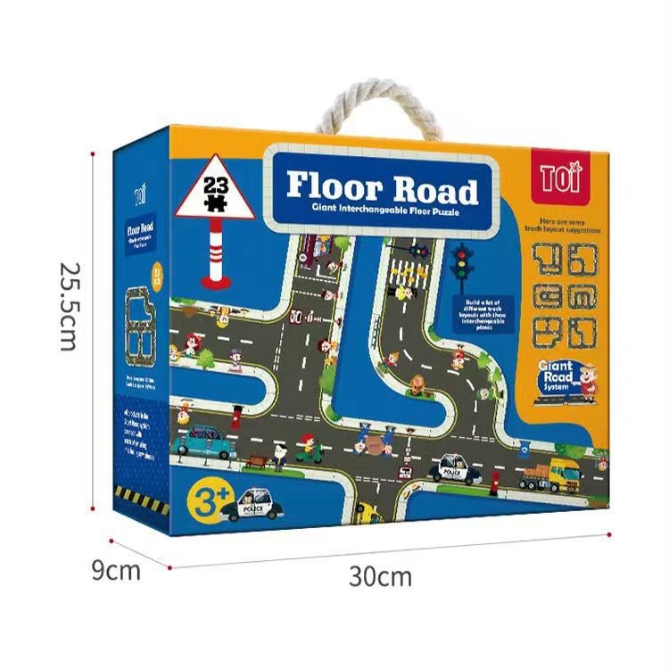 Riesiges Auto-Rundkurs-Puzzle