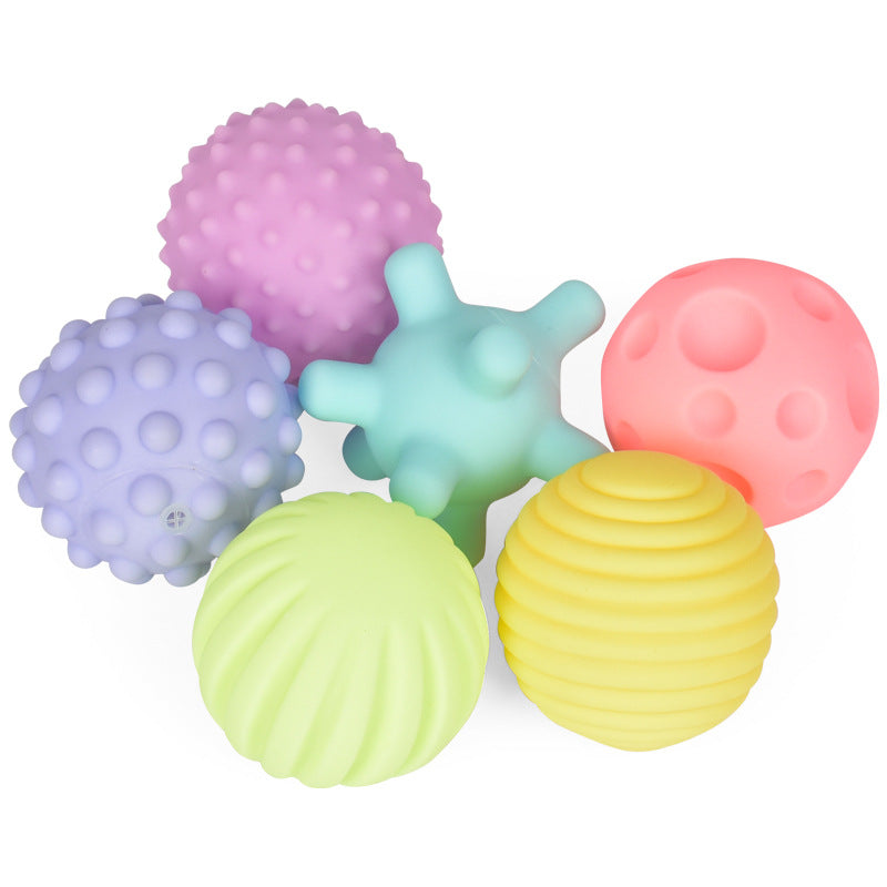 Balles sensorielles pour bébé en silicone jouets enfants multi-sens effets sonores
