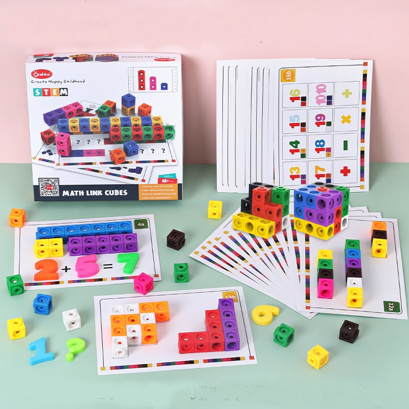 STEM Bausteine Pädagogische Würfel Montage Spielzeug Design