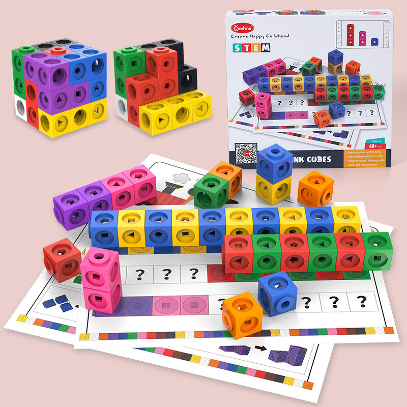 STEM Bausteine Pädagogische Würfel Montage Spielzeug Design