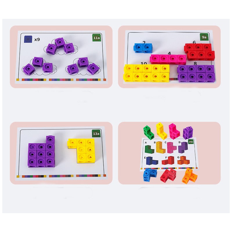 STEM Bausteine Pädagogische Würfel Montage Spielzeug Design