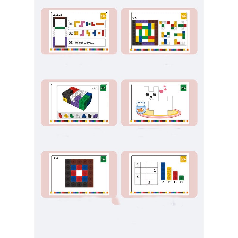 STEM Bausteine Pädagogische Würfel Montage Spielzeug Design