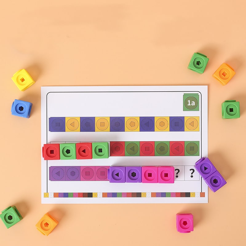 STEM Bausteine Pädagogische Würfel Montage Spielzeug Design
