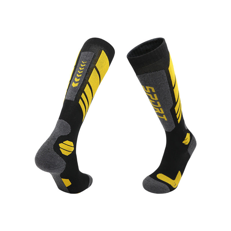 Calcetines largos de esquí de invierno para niños y niñas.