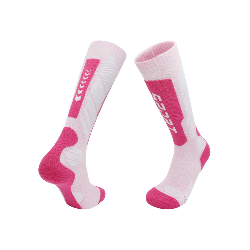 Calcetines largos de esquí de invierno para niños y niñas.