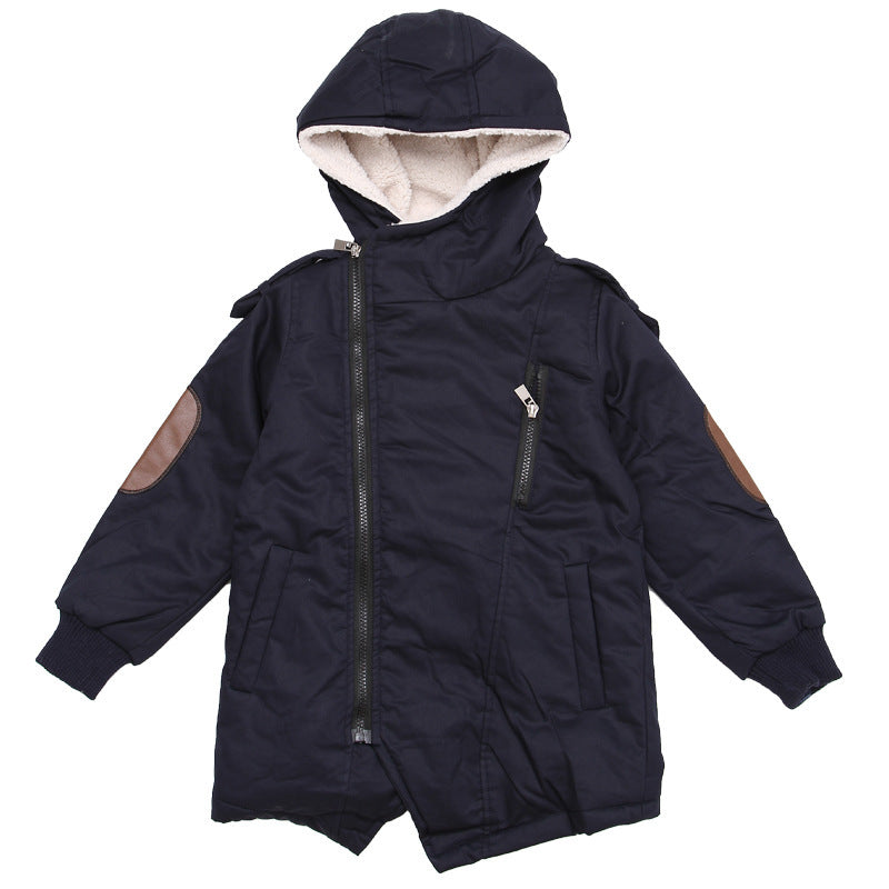 Chaqueta de plumón perfecta con capucha para niño y forro de piel