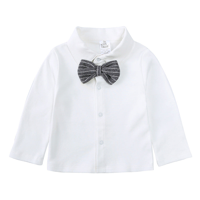 Baby-Anzugset mit Fliege und passender Jacke und Hose