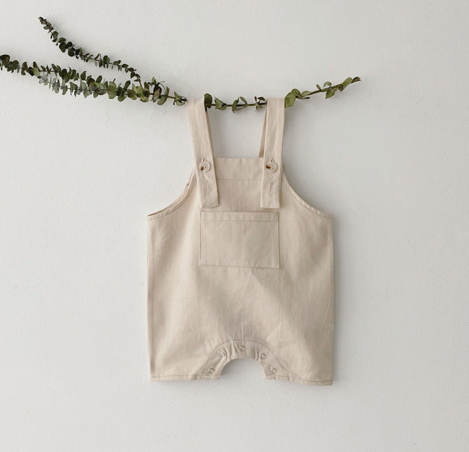 Set aus Overall und Hemd im klassischen Stil für Babys