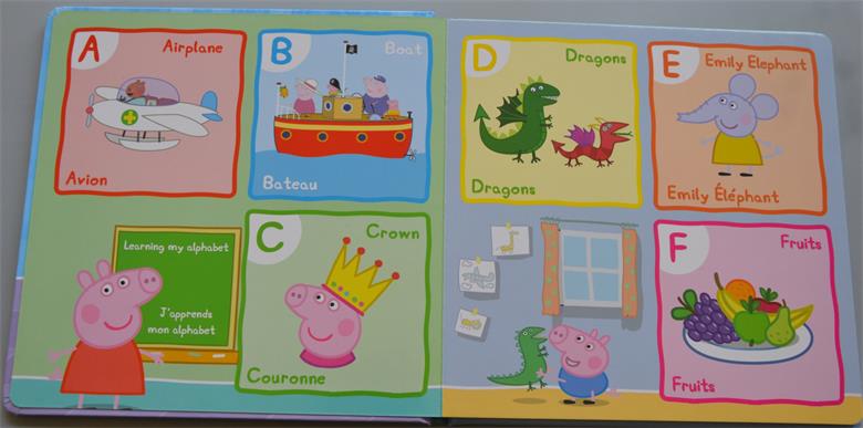 Ich lerne mein Alphabet (zweisprachiges Buch Englisch Französisch)