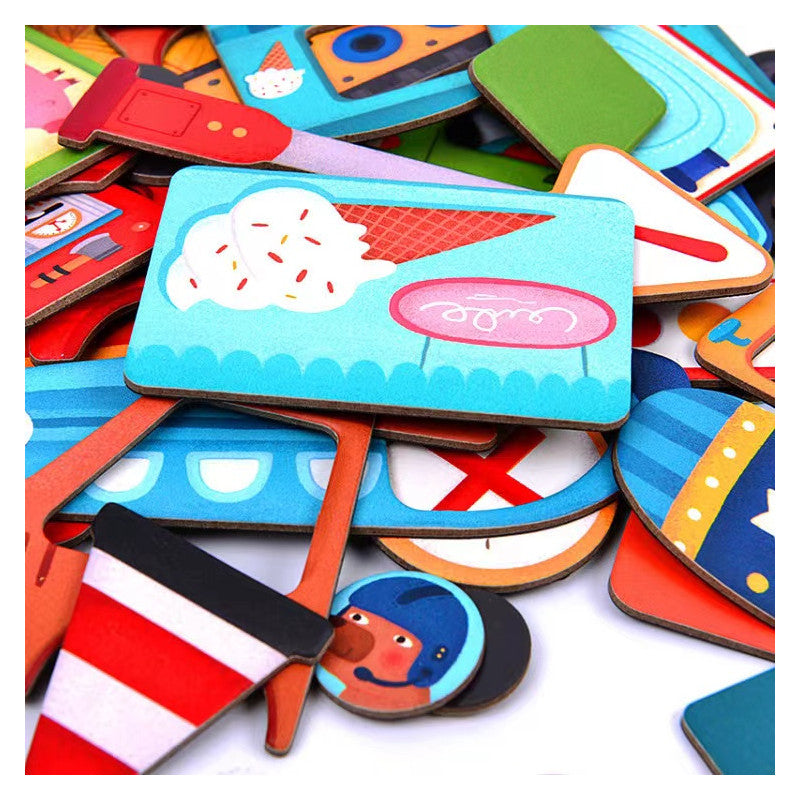 Magnetisches Lernspiel für Kinder