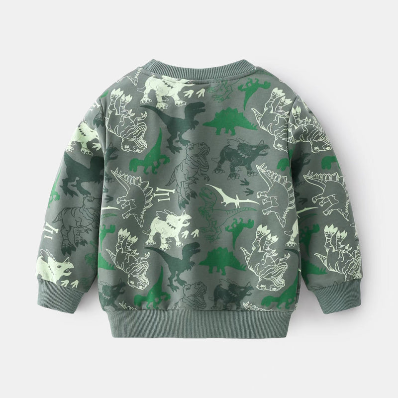 2-teiliges Jungen-Set mit Dinosaurier-Print