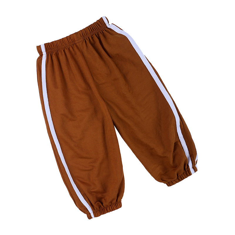 Jogginghose mit weißen Streifen an der Seite für Mädchen oder Jungen