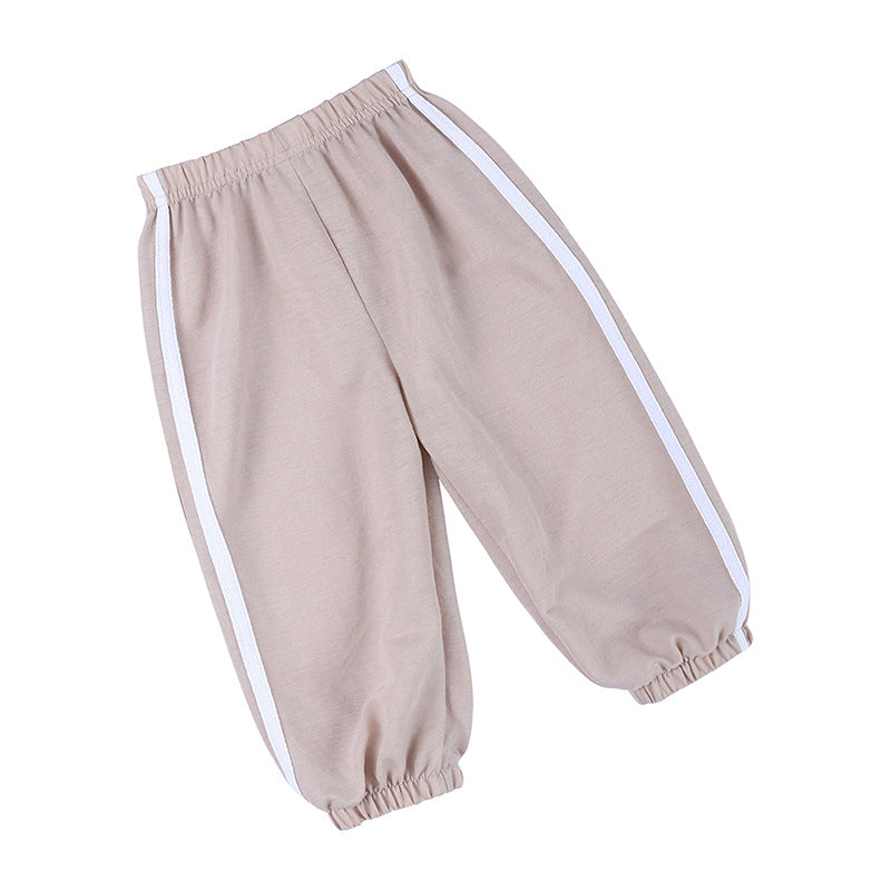 Jogginghose mit weißen Streifen an der Seite für Mädchen oder Jungen