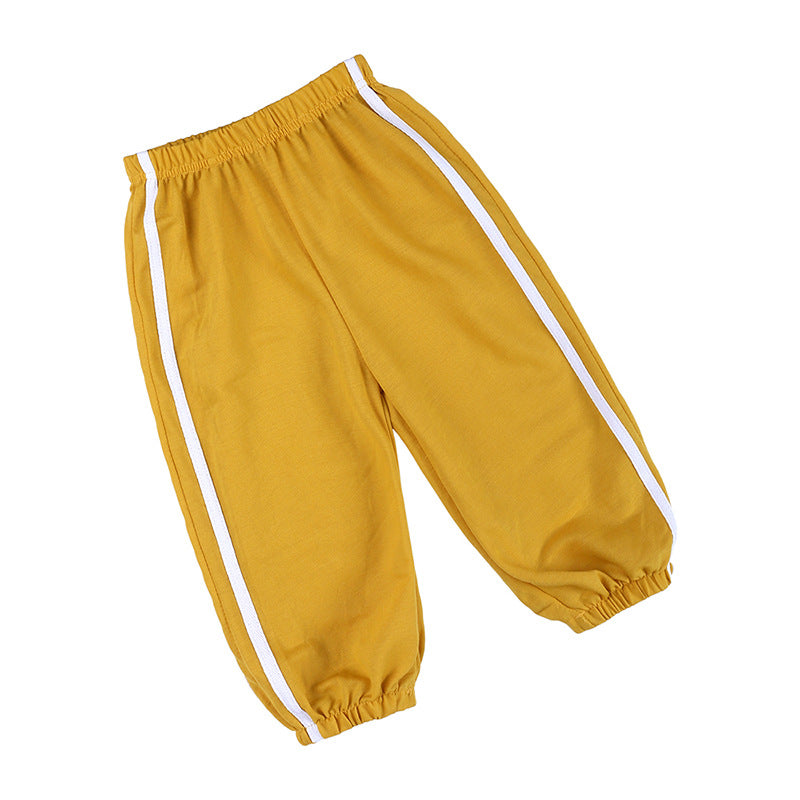 Jogginghose mit weißen Streifen an der Seite für Mädchen oder Jungen