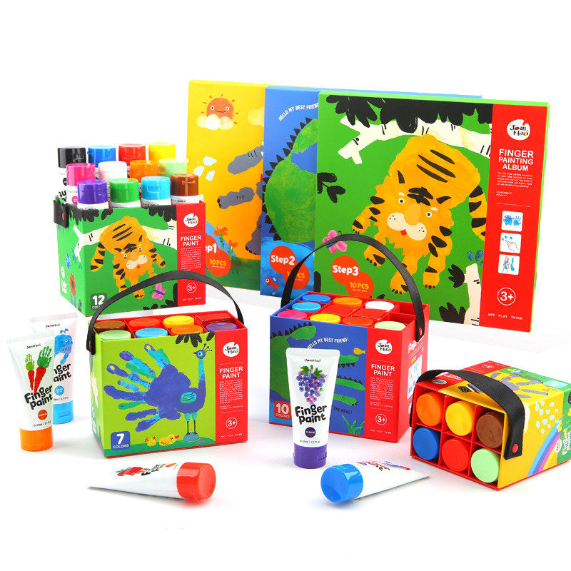 Fingermalset für Babys, Kinder, künstlerische Aktivität für junge Leute