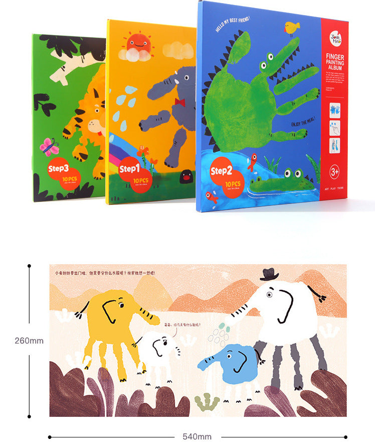 Fingermalset für Babys, Kinder, künstlerische Aktivität für junge Leute