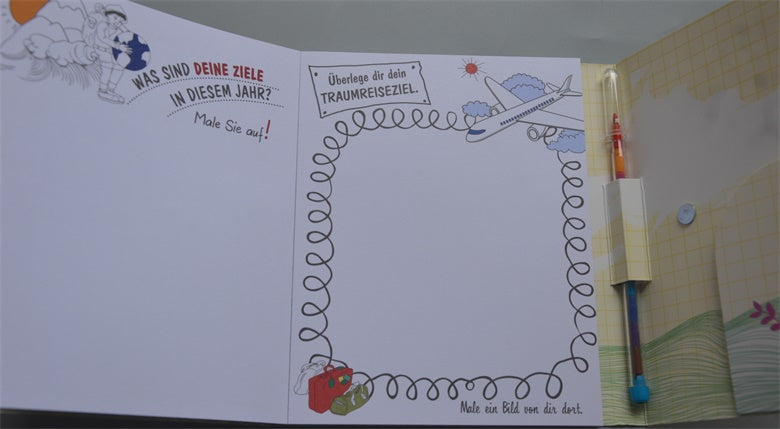 Kritzeil dich glücklich (Einfach mal relaxen) - Stift inklusive