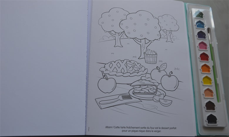 Frühling auf dem Bauernhof (Buch zum Malen mit Aquarell und Pinsel)