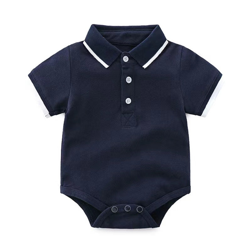 Set aus Kurzarm-Polo-Bodys und Shorts für Jungen