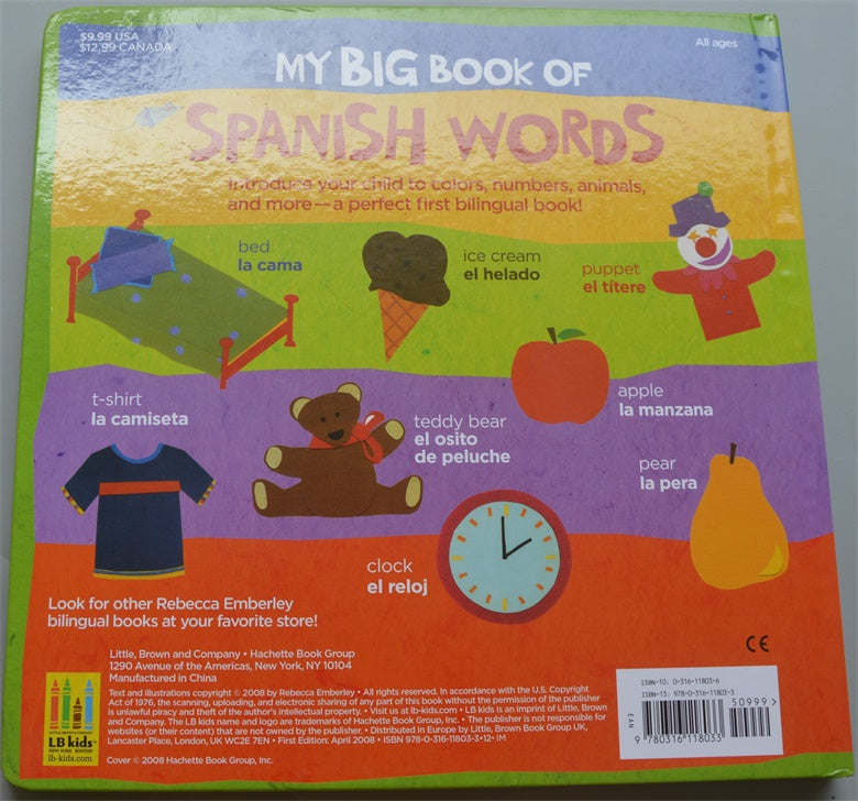 Mein großes Buch mit spanischen Wörtern