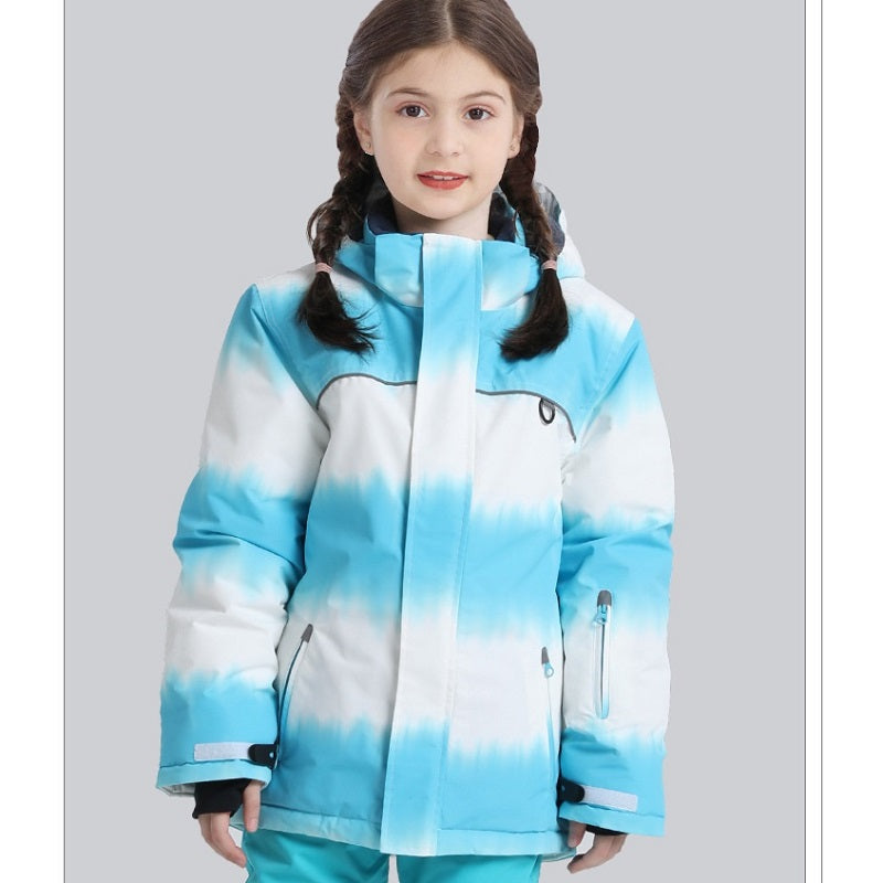 Dick gefütterte Kinder-Skijacke und -hose