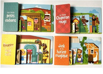Vier klassische Geschichten – Goldlöckchen, Jack und die Bohnenranke, Rotkäppchen, Drei kleine Schweinchen