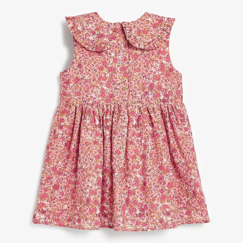 Ärmelloses Kleid mit Blumenmuster für Mädchen