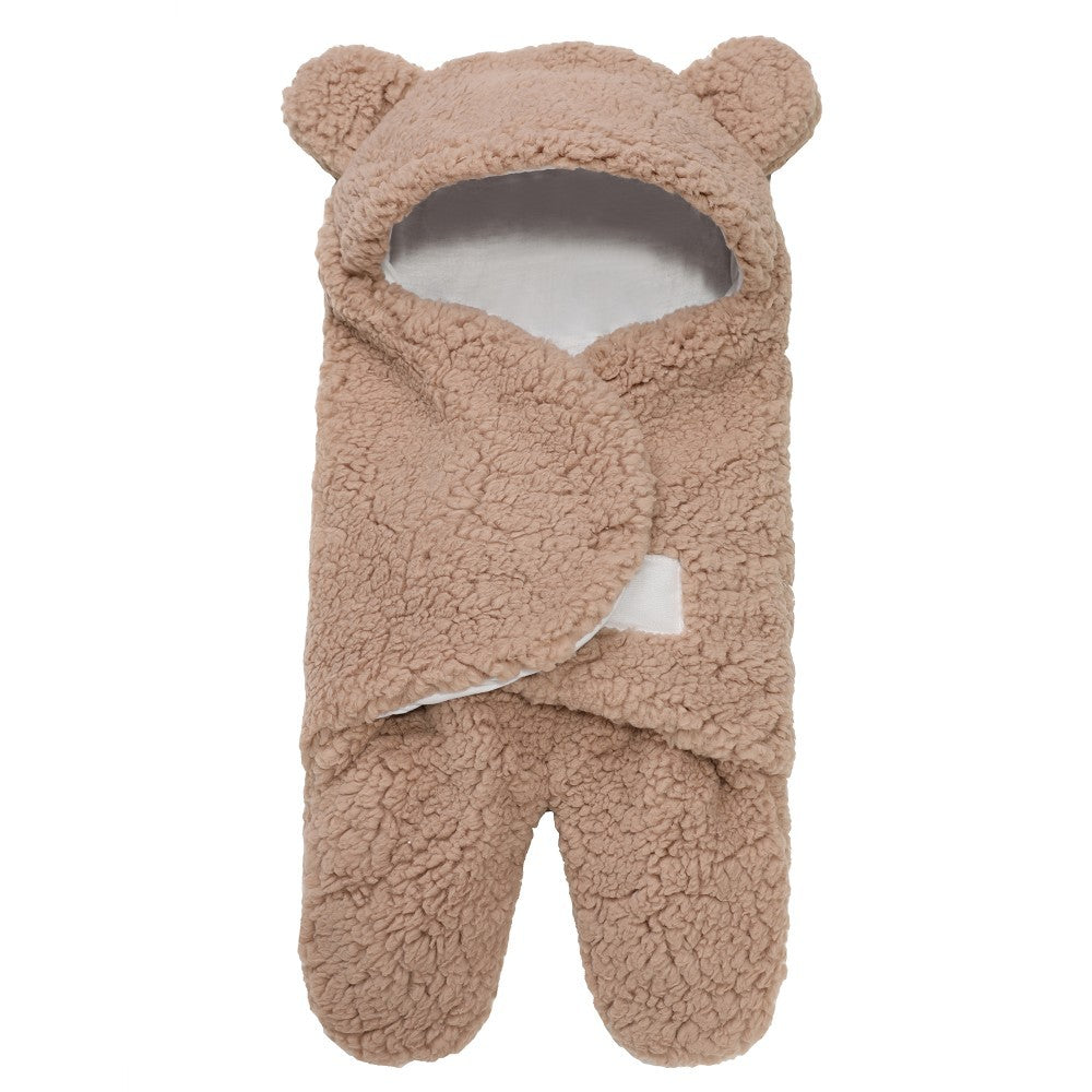 Warmer Plüsch-Schlafsack mit geteilten Beinen für Babys