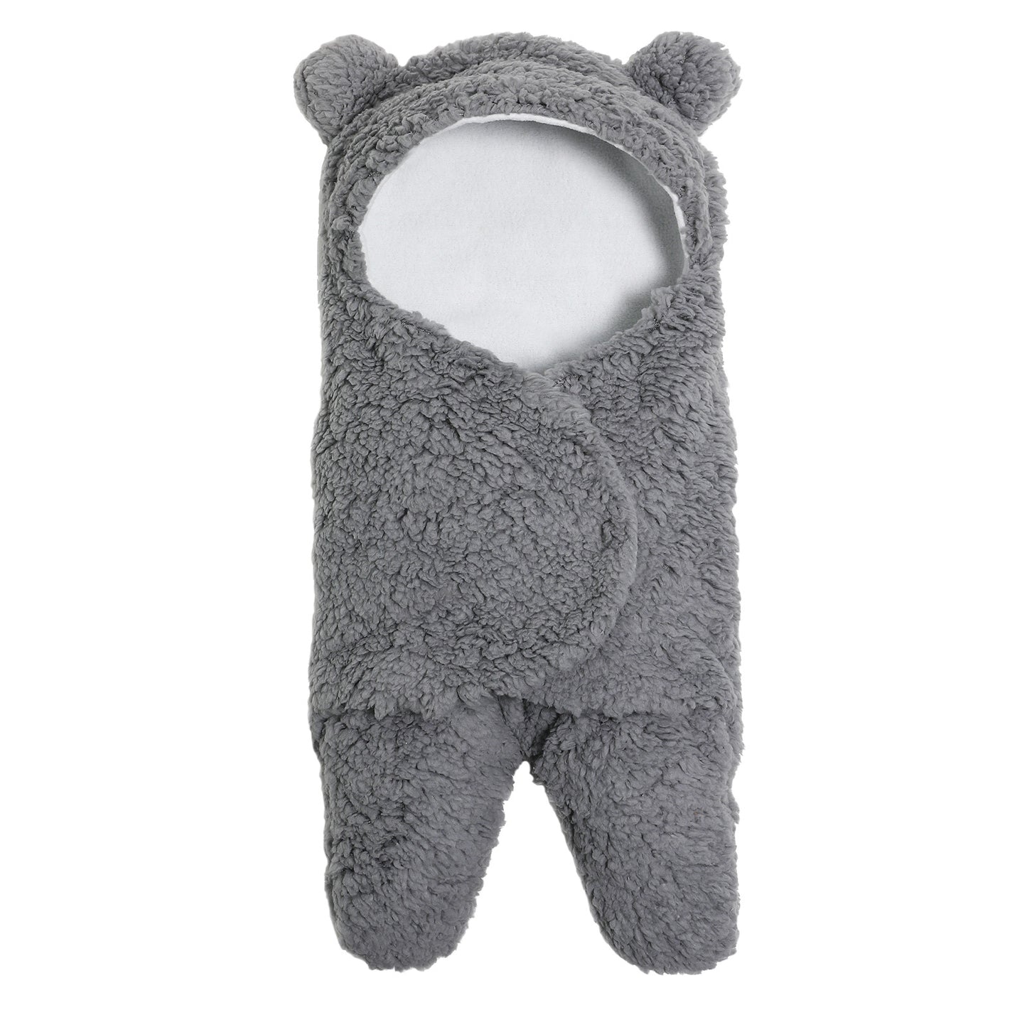 Warmer Plüsch-Schlafsack mit geteilten Beinen für Babys