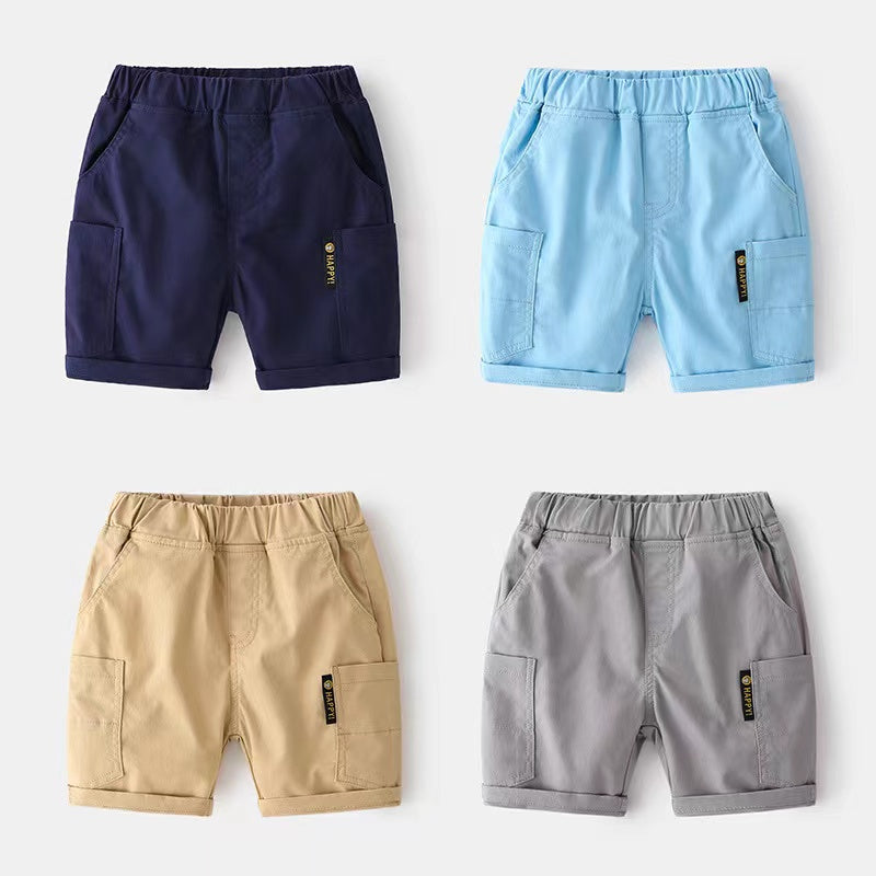 Short chino en coton classique enfant garçon