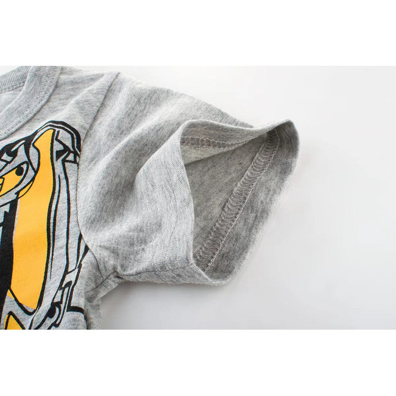 T-Shirt manches courtes imprimé pelleteuse pour garçon