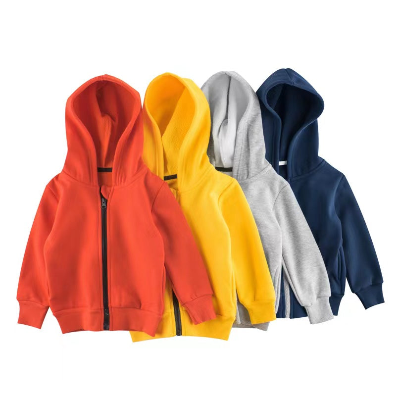 Chaqueta sudadera con capucha para niños y niñas