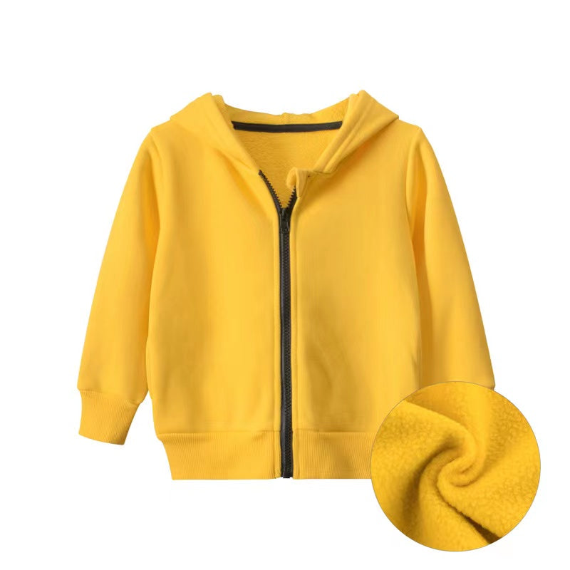 Chaqueta sudadera con capucha para niños y niñas