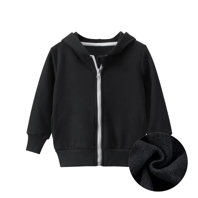 Chaqueta sudadera con capucha para niños y niñas