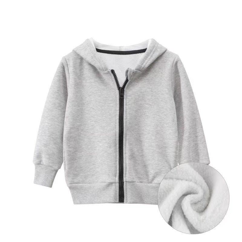 Chaqueta sudadera con capucha para niños y niñas
