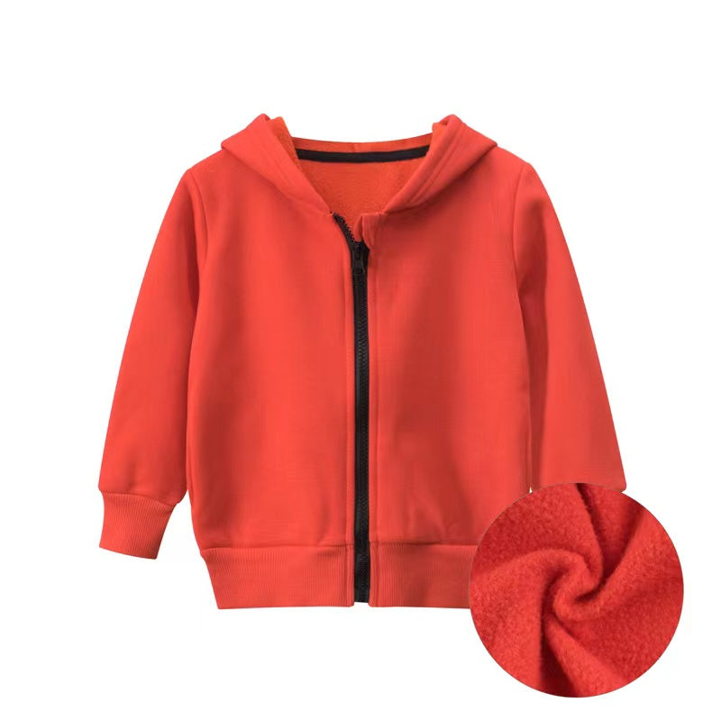Chaqueta sudadera con capucha para niños y niñas