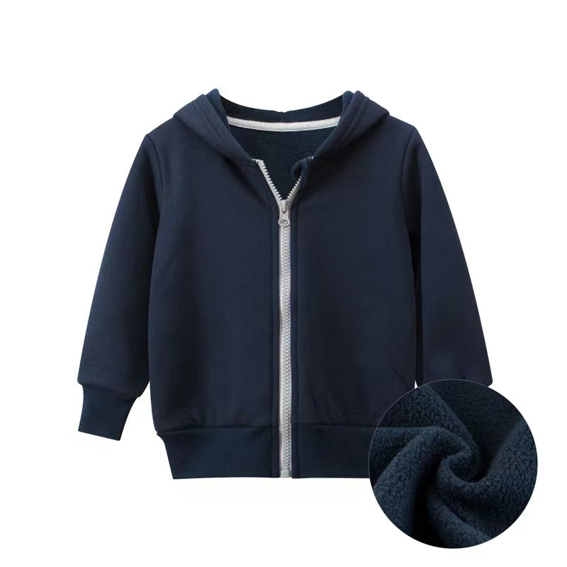 Chaqueta sudadera con capucha para niños y niñas