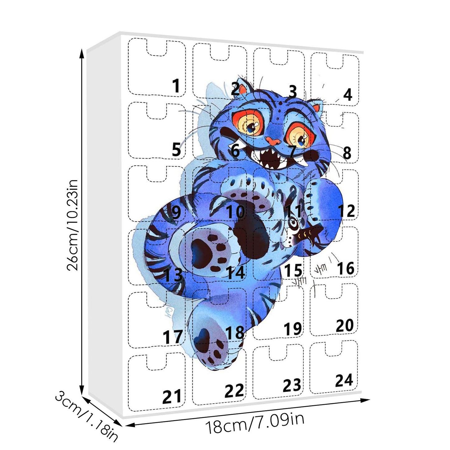 Calendrier de l’Avent K-pop Demon Hunters – Édition Limitée avec Porte-clés