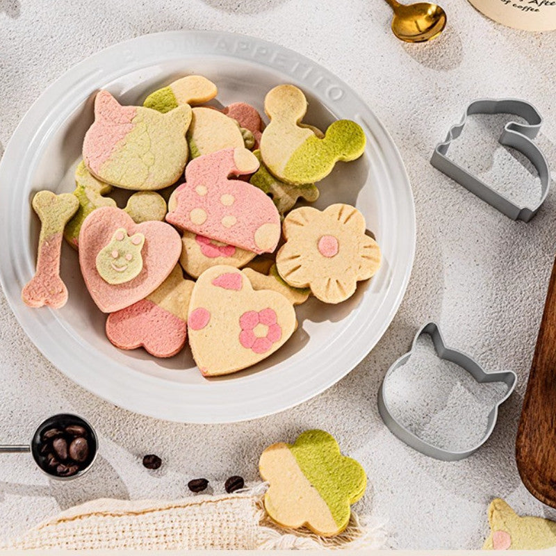 Moules à biscuits en forme d’animaux – Set de 7 pièces