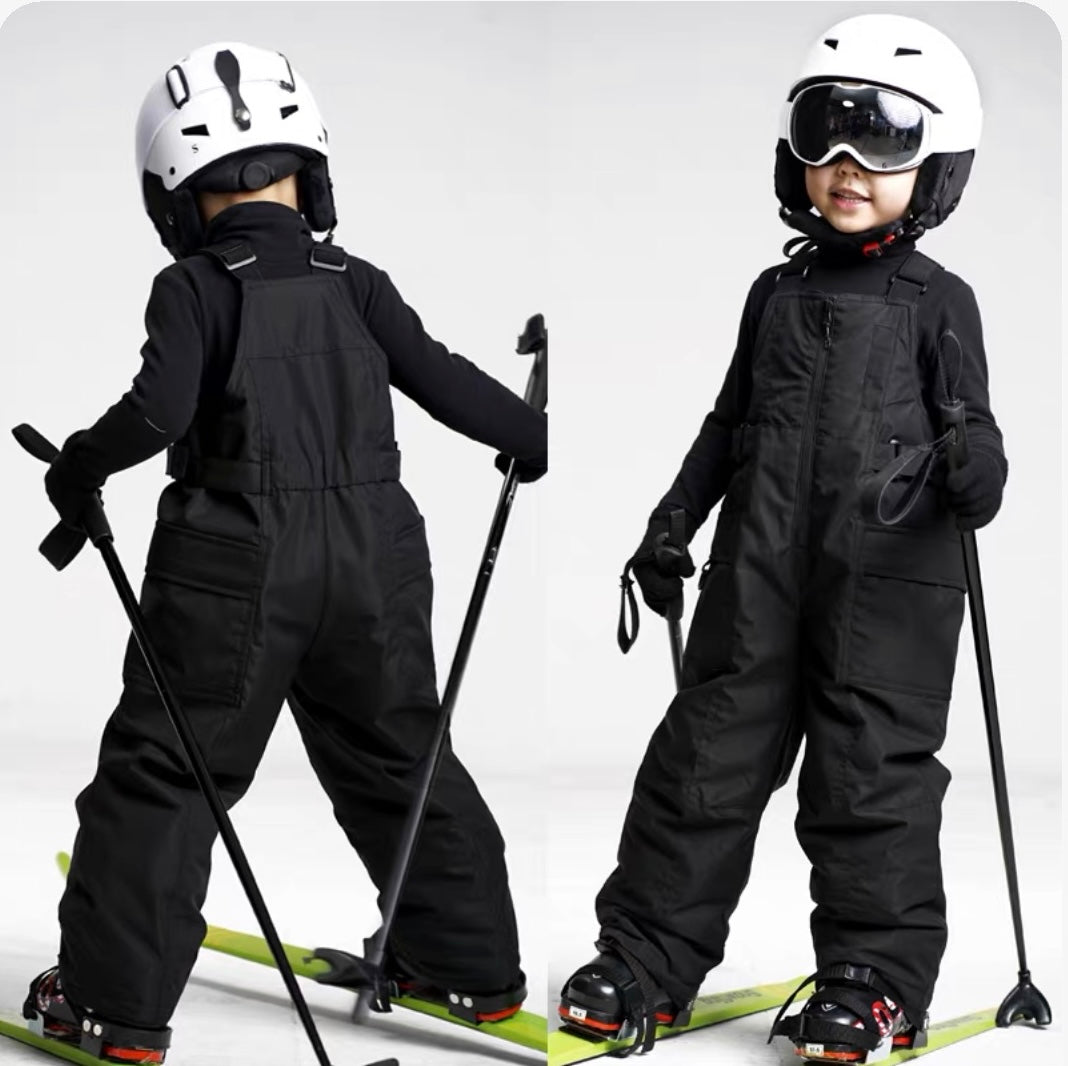 Conjunto de esquí infantil, abrigo y mono impermeable y transpirable para niños y niñas