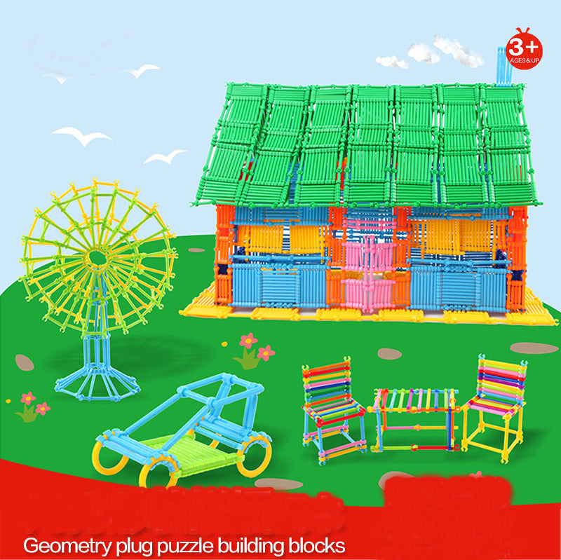 Geometrische Puzzle-Bausteine