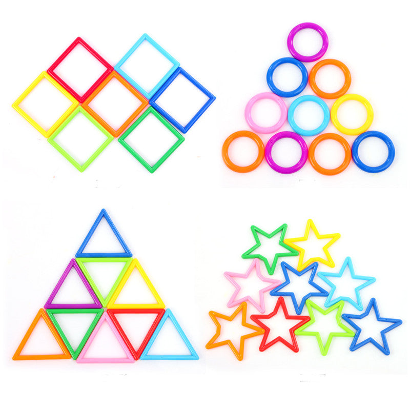 Geometrische Puzzle-Bausteine