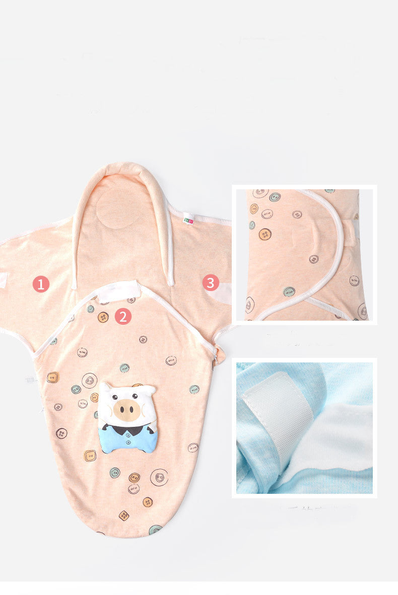 Saco de dormir de algodón para bebé recién nacido – grande