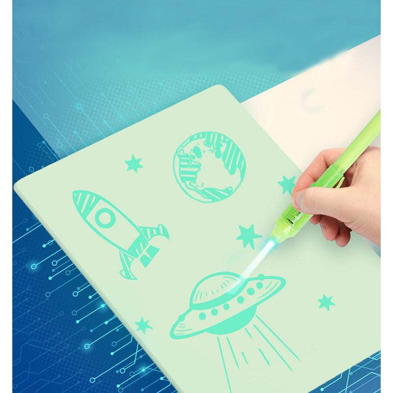 Pizarra de dibujo inteligente fluorescente