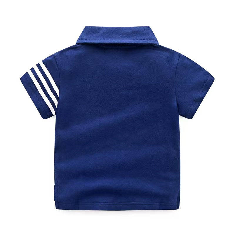 Kurzärmeliges Poloshirt aus Baumwolle für Jungen