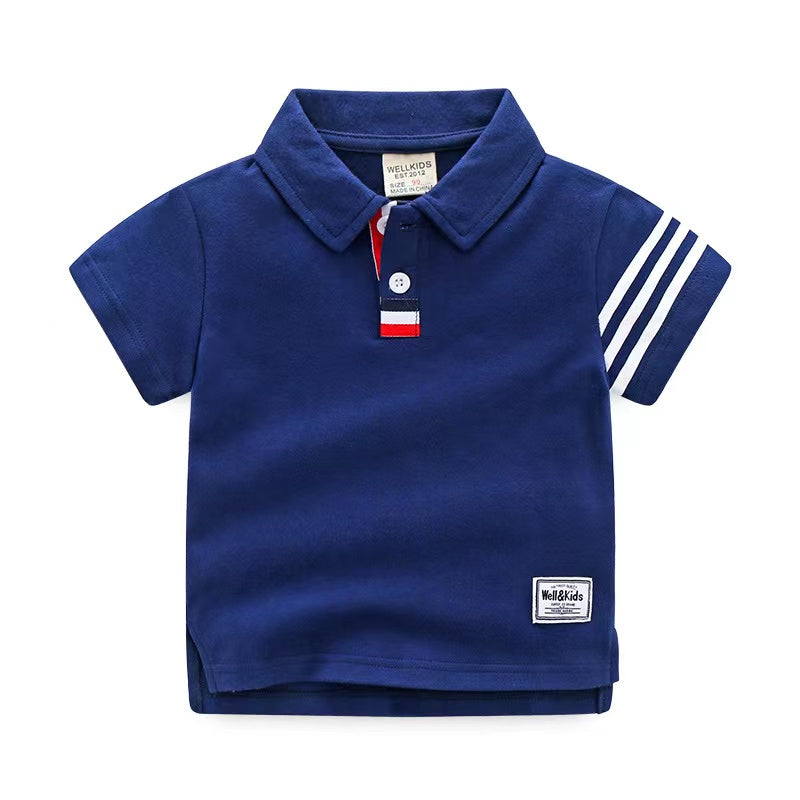 Kurzärmeliges Poloshirt aus Baumwolle für Jungen