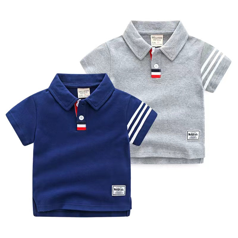Kurzärmeliges Poloshirt aus Baumwolle für Jungen