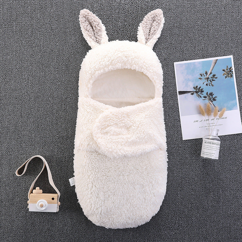 Saco de dormir grueso de plumón para recién nacidos
