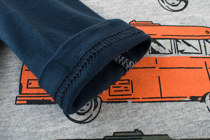 Langarm-T-Shirt für Jungen mit Bus-Aufdruck